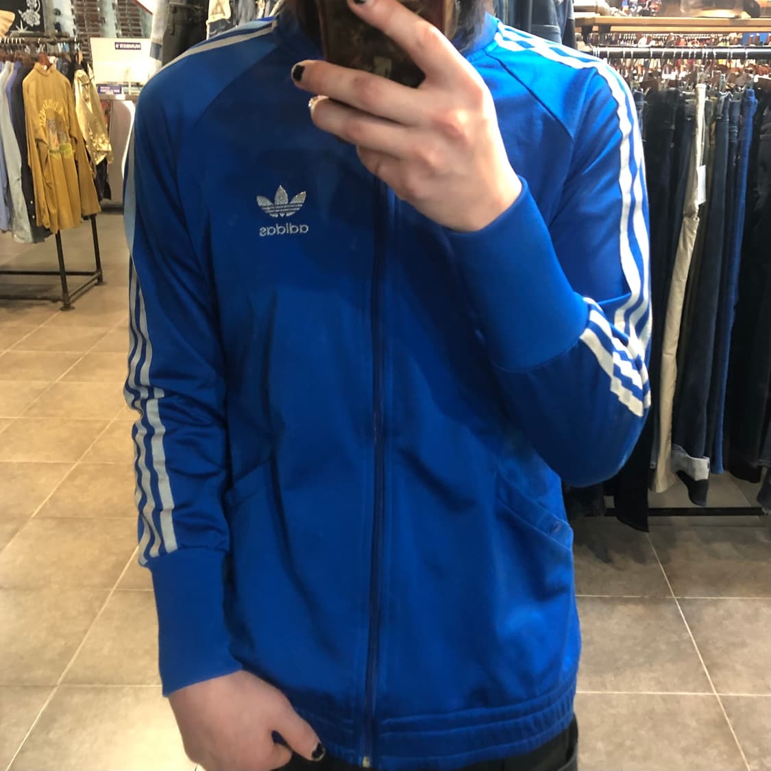 [NO.9] y2k 아디다스 져지 슬림핏 블루 상품이미지1