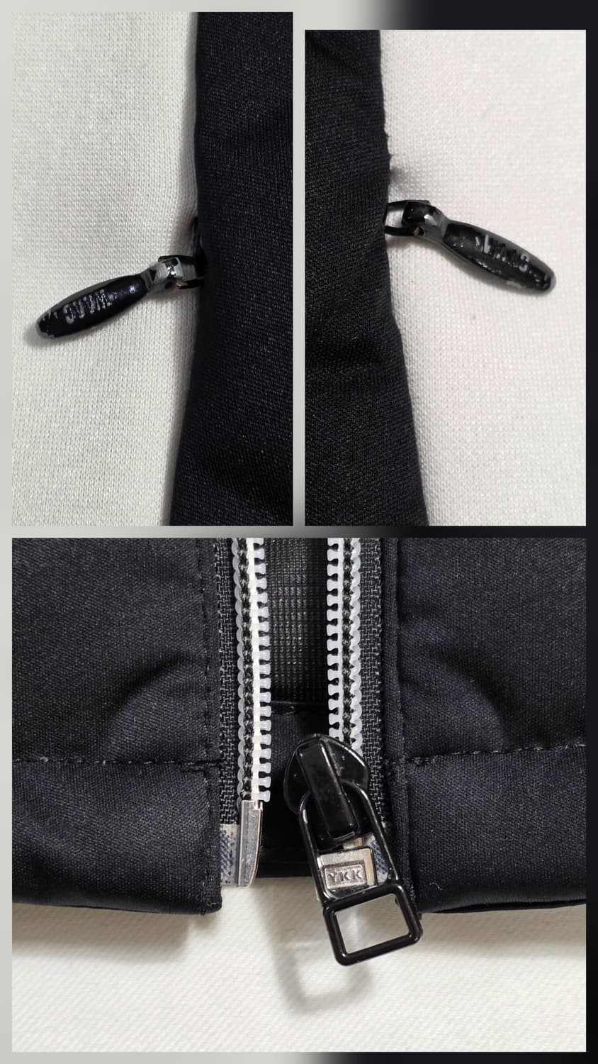 0786 WAAC 왁 골프 퀼팅 패딩 자켓 / 블랙 화이트 / 여성 2 상품이미지8