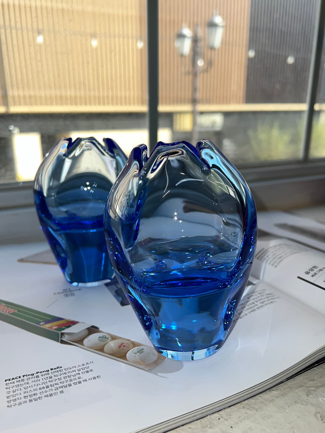 60s Cobalt Blue ZBS Glassworks Handcraft 상품이미지2