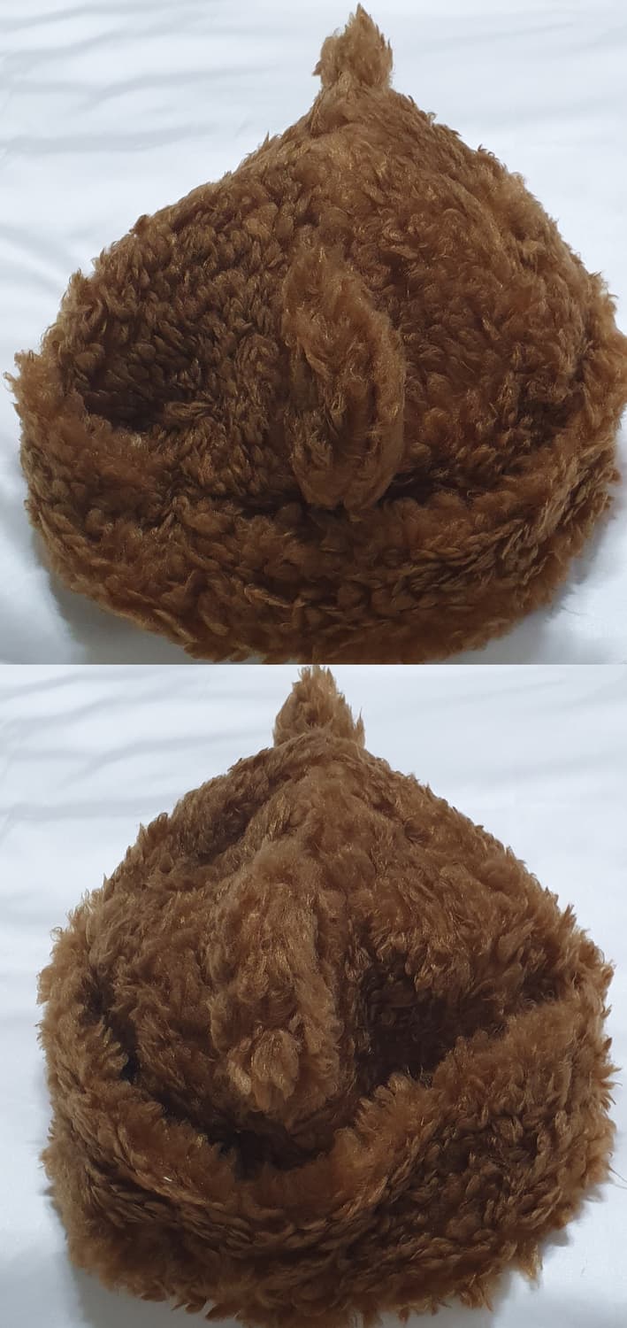 브라운 basicks 베이식스 베어 비니 뽀글이 곰돌이 벙거지 모자  상품이미지5