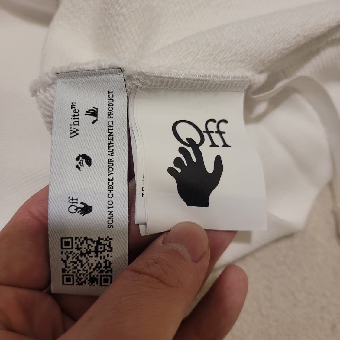 오프화이트 그라디언트 후드 XXS 상품이미지6