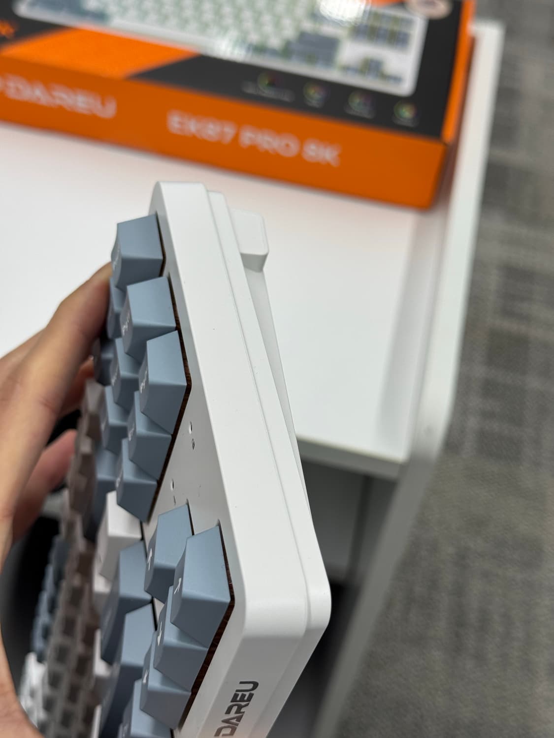 [저소음 머스타드축] 다얼유 EK87PRO 8K 유선 기계식 키보드 상품이미지5