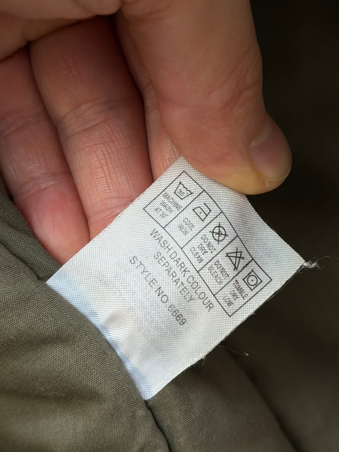 Paul Smith Jeans 카키 후드 파카 코트 M 상품이미지6