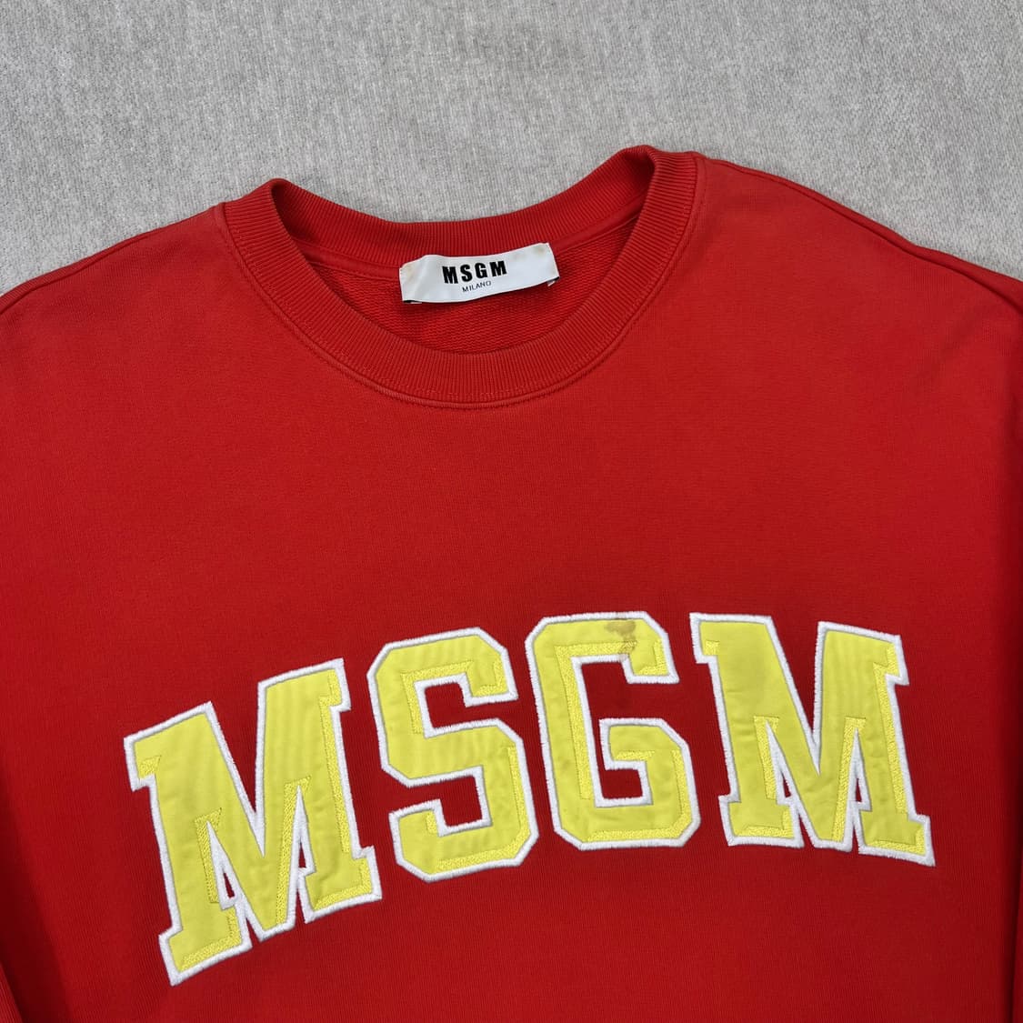 100 MSGM 스펠아웃 맨투맨 상품이미지2