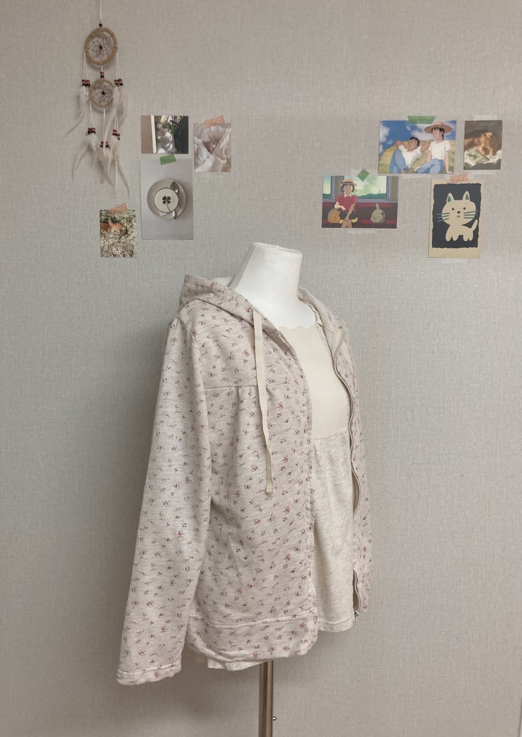 잔꽃 후드집업 상품이미지2