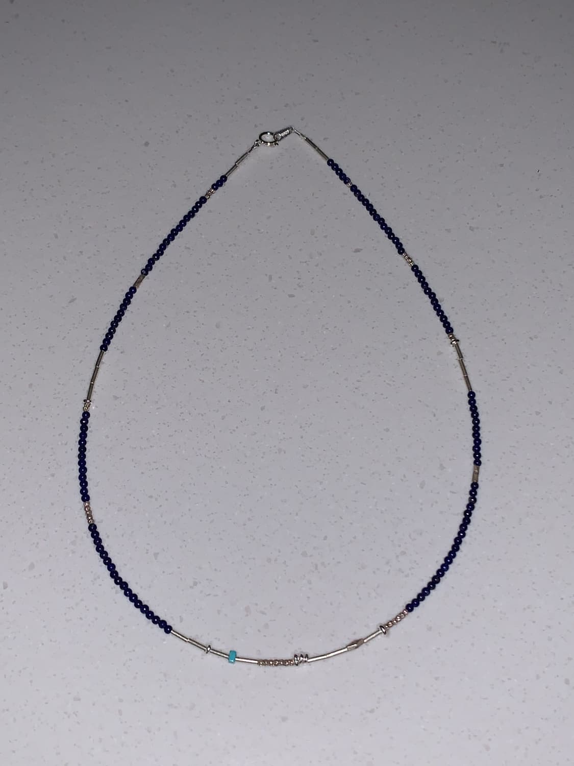 [GOH] Lapis Lazuli silver line necklace 상품이미지4