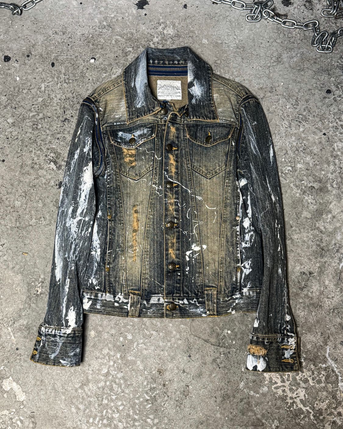 Reworked Paint & Damage Denim Jacket 상품이미지6