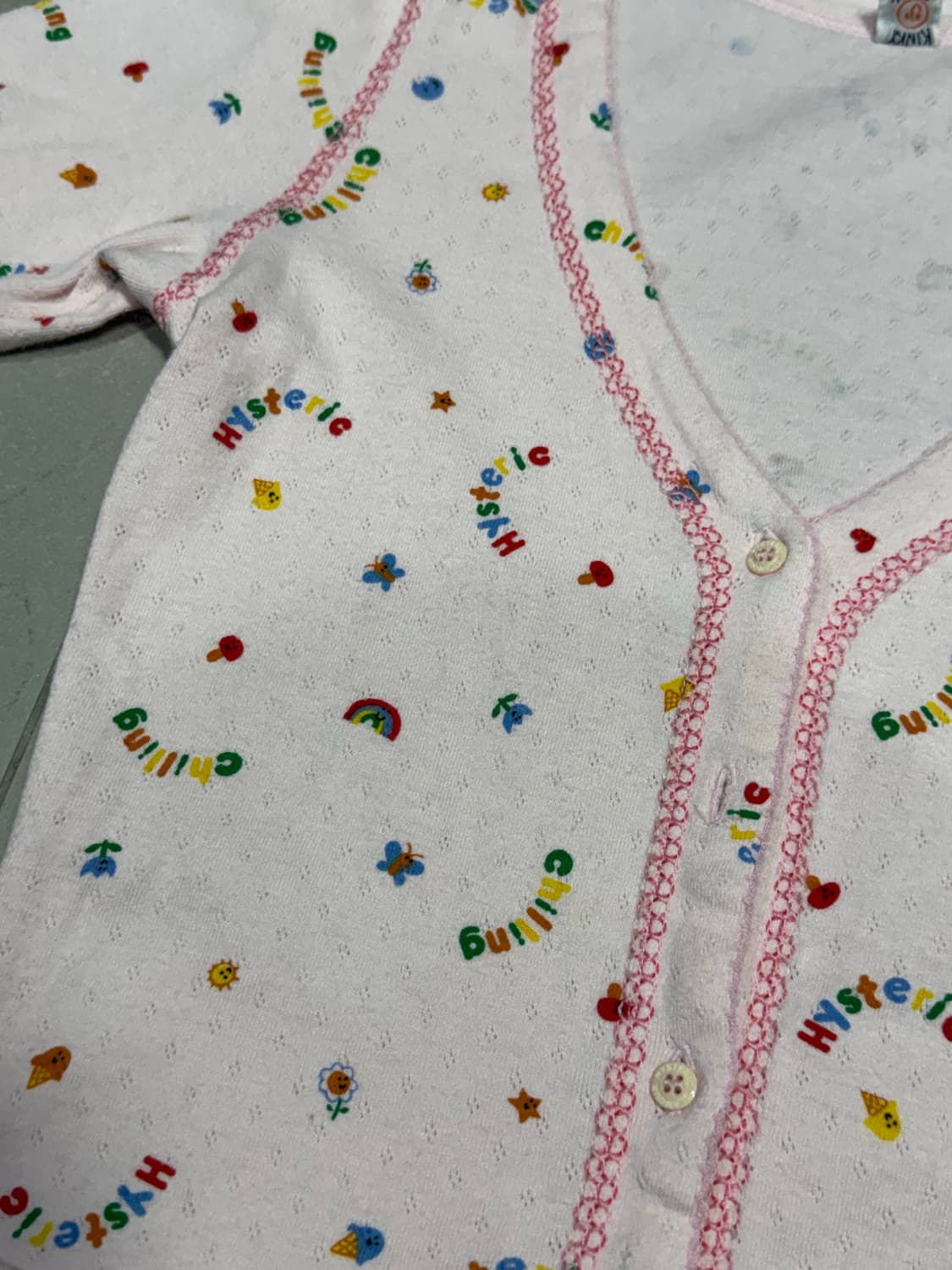 히스테릭 글래머 아카이브 귀여운 패턴 가디건 자켓 상품이미지2