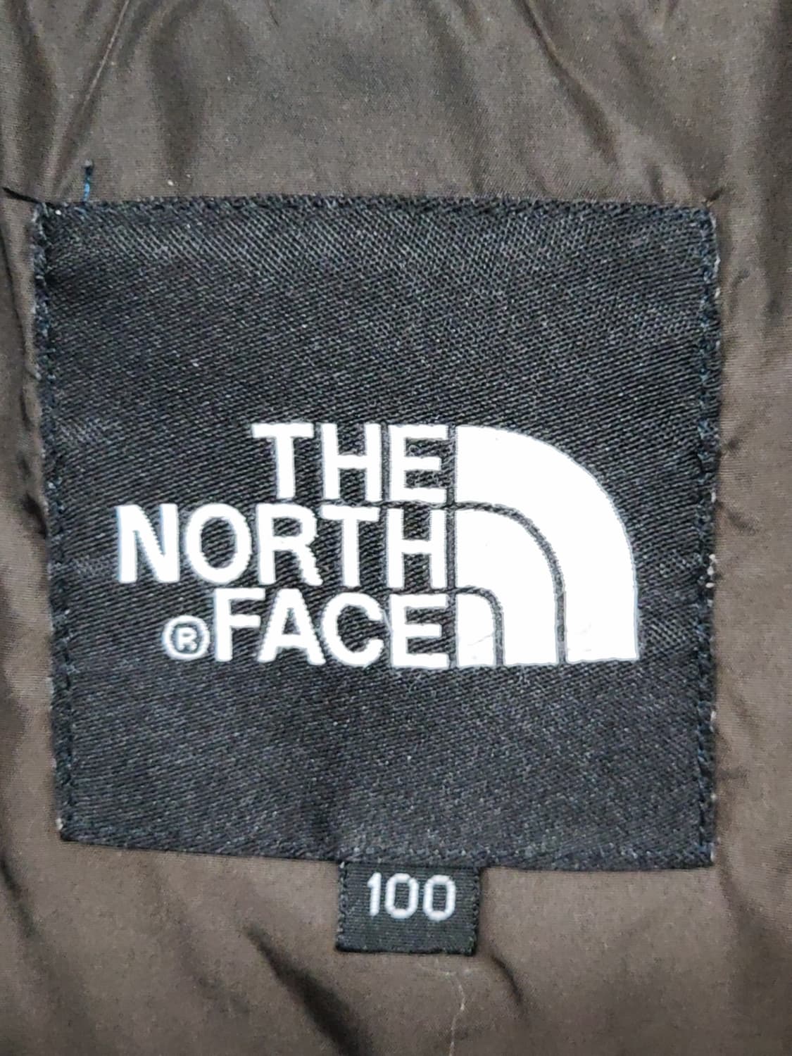 (100) 노스페이스 패딩점퍼 브라운 경량 자켓  상품이미지3
