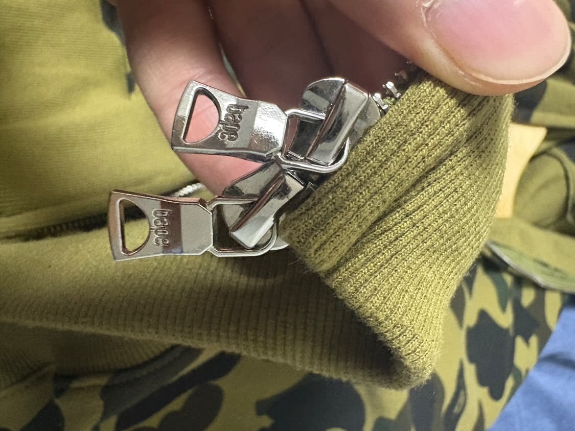 베이프 샤크 후드집업 녹계 상품이미지8