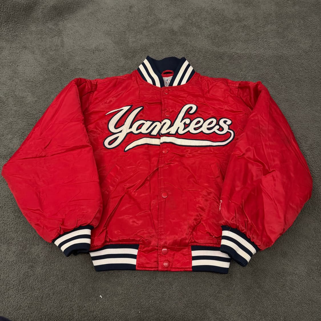 [정품/S] 스타터 뉴욕양키스 스타디움 바시티 자켓 상품이미지2