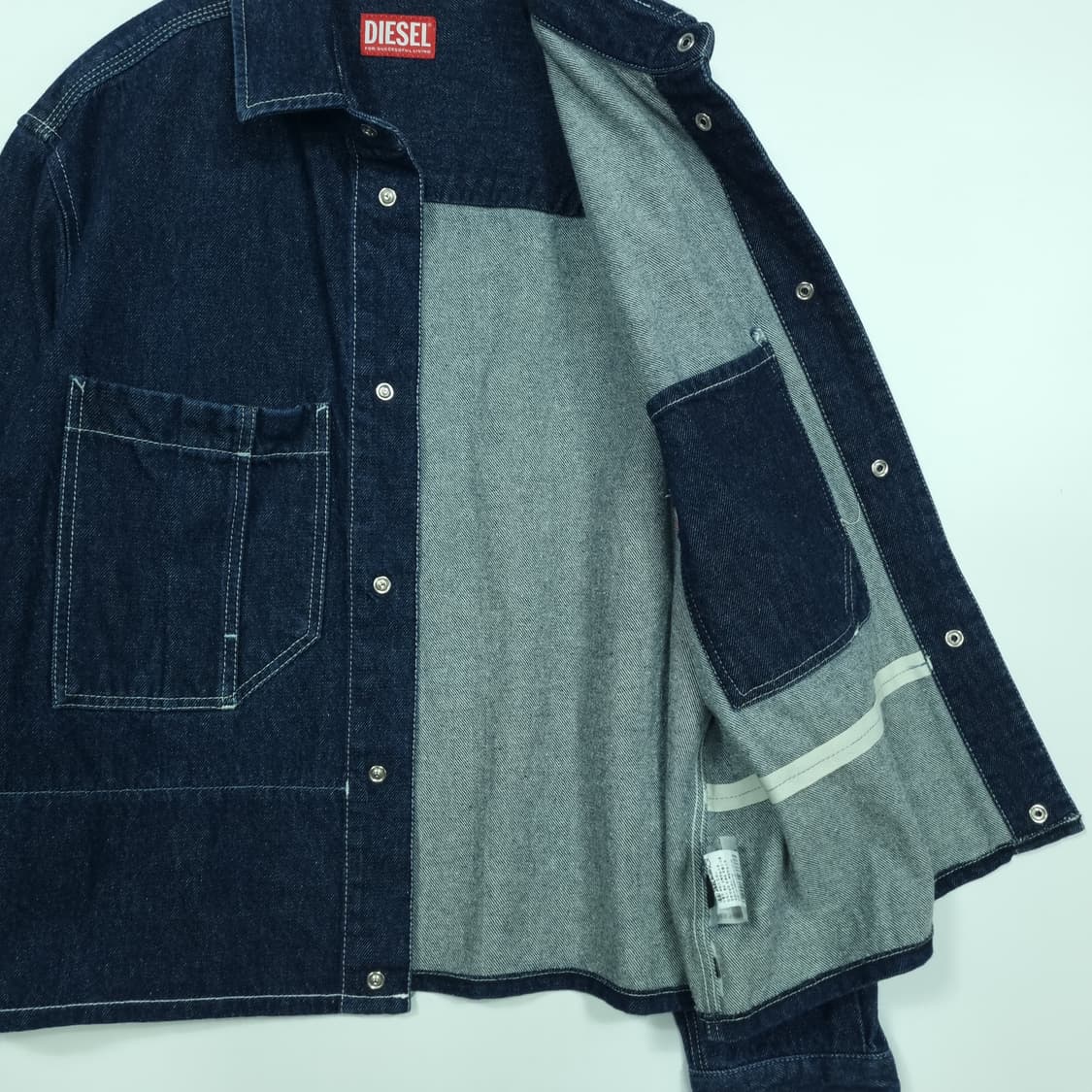 DIESEL 디젤  스티치 데님 자켓 ( 리폼 연예인 협찬 ) 상품이미지6