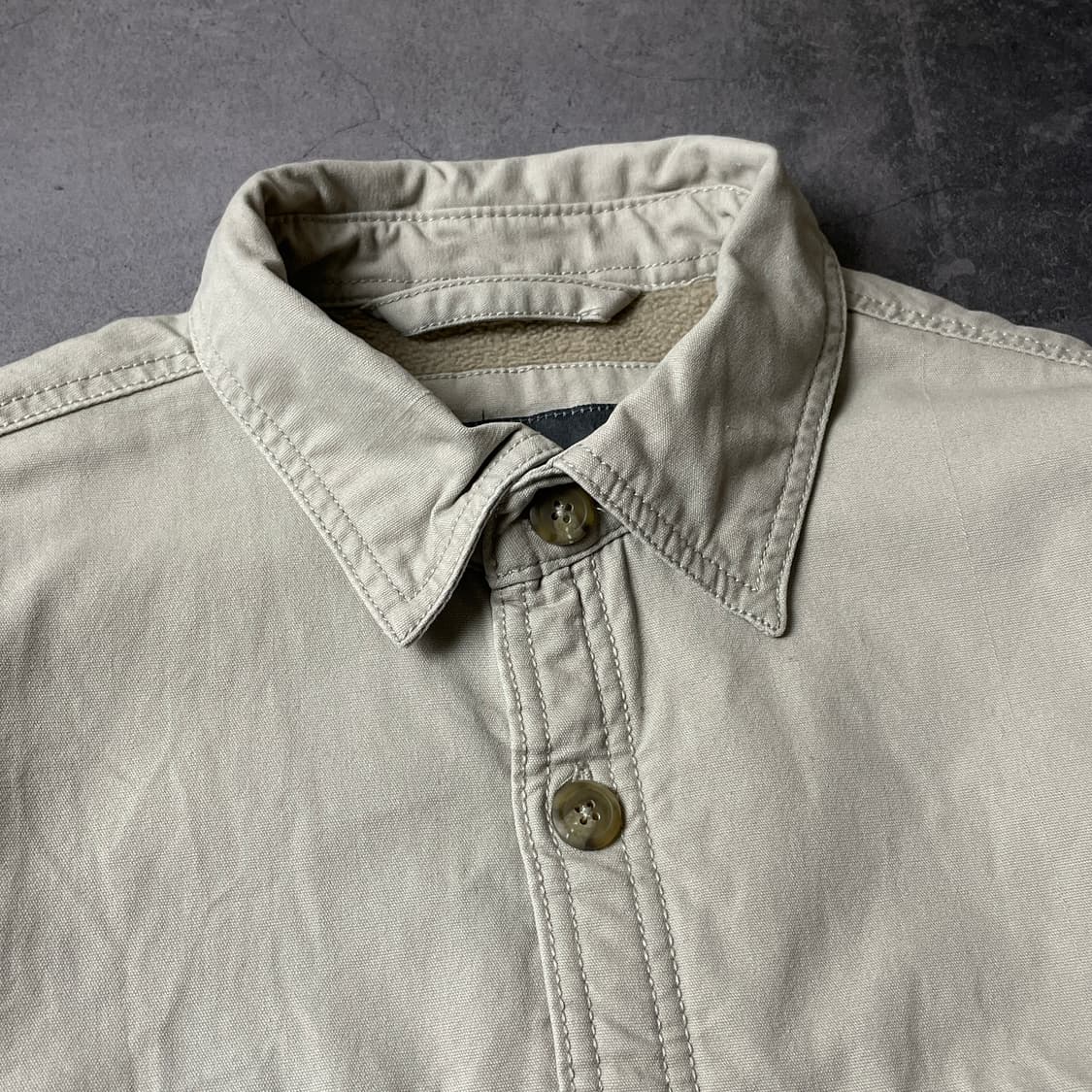 COVINGTON 빈티지 아이보리 셰르파 코튼 셔츠자켓 A00445 상품이미지2