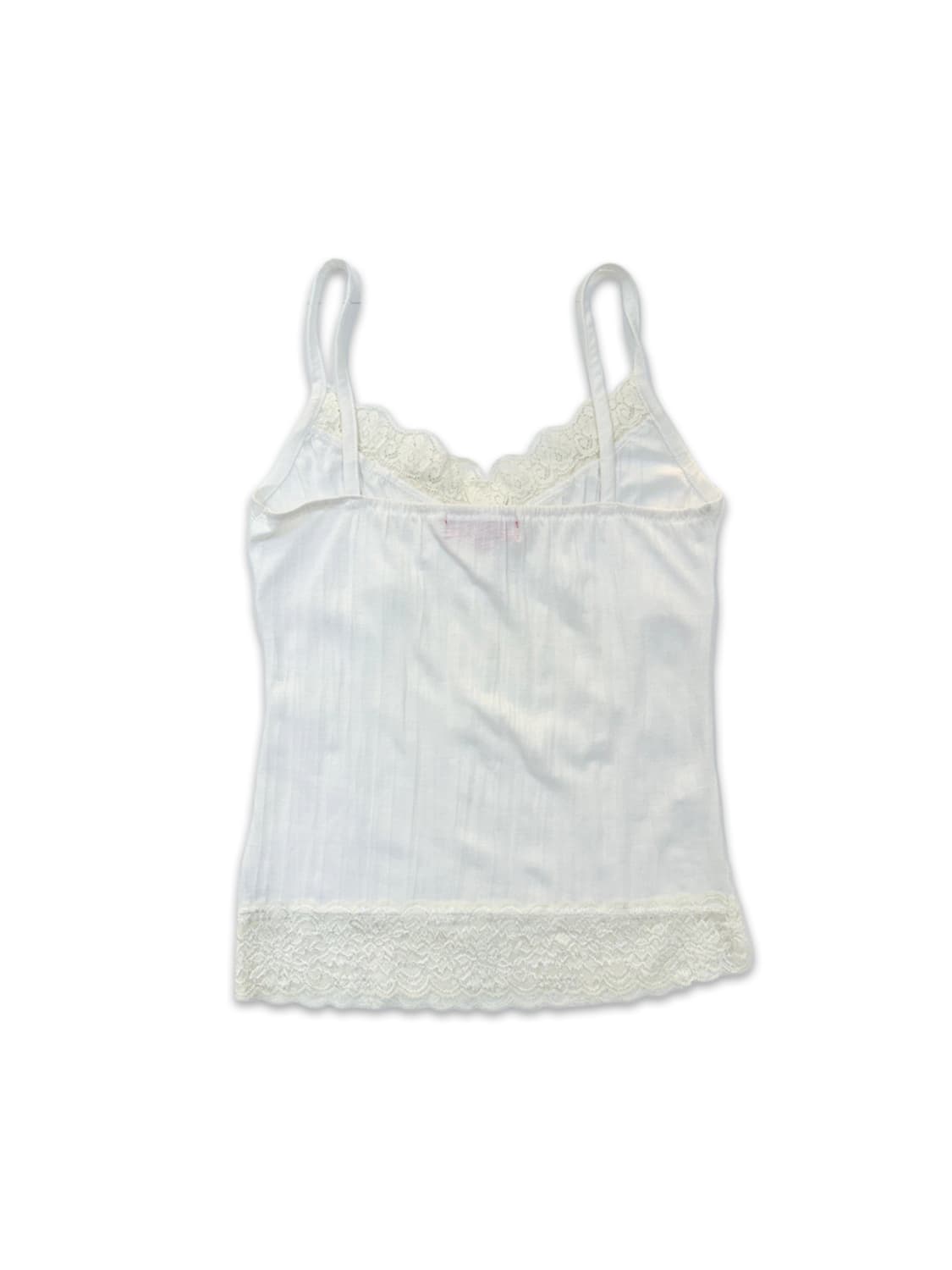 빈티지 화이트 레이스 리본 슬리브리스 상품이미지4