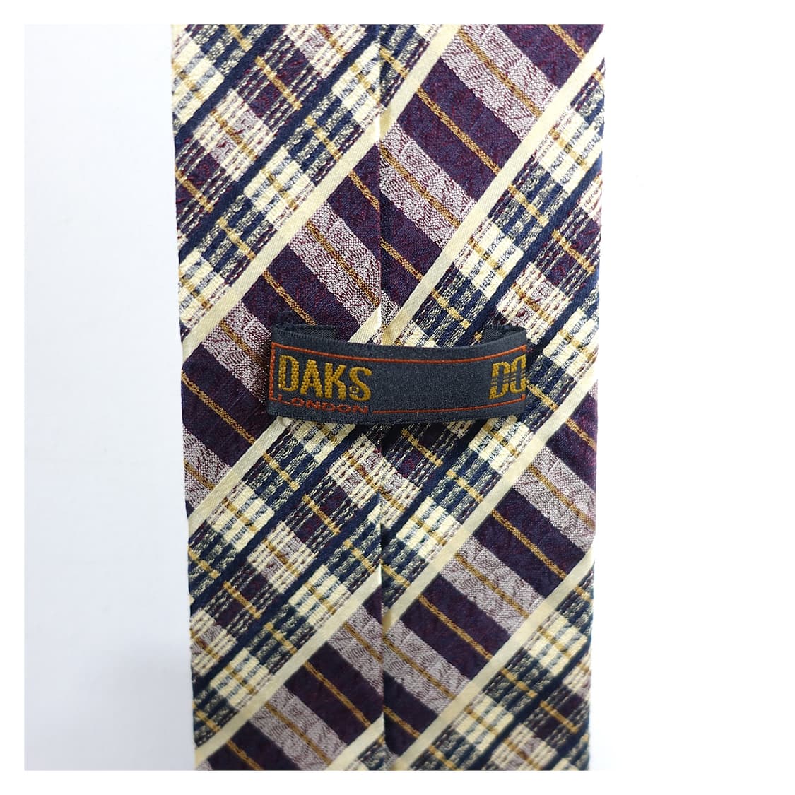DAKS 닥스 빈티지 비비안웨스트우드 스타일 버버리 체크 넥타이 상품이미지3
