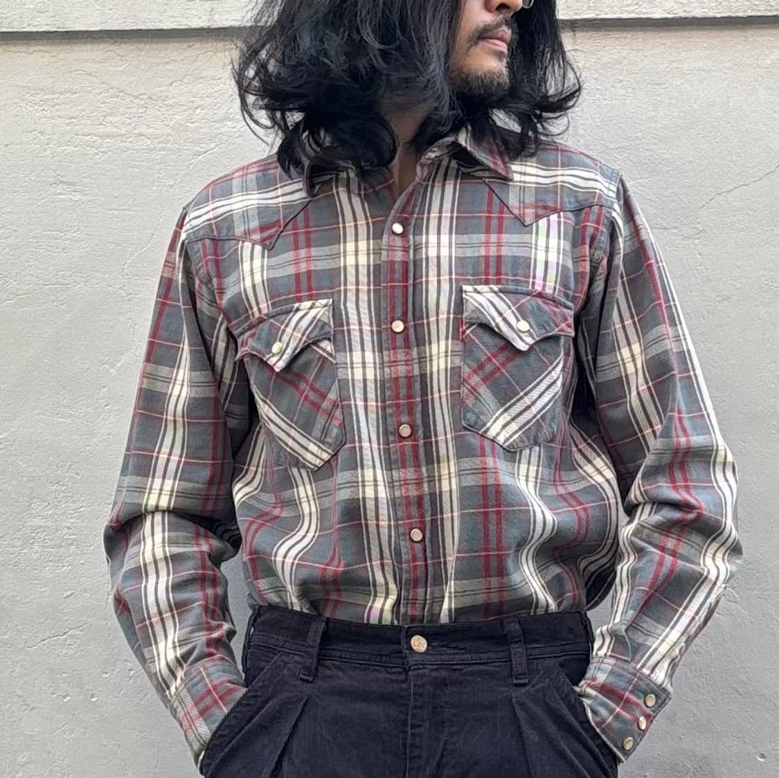 00년대 리바이스 레드탭 헤비코튼 웨스턴 셔츠 상품이미지9