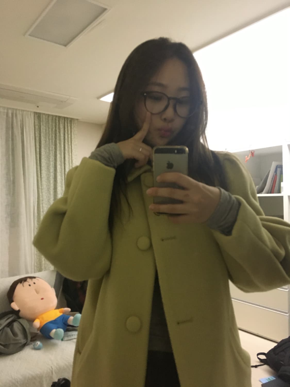 Nocontent Puff single half coat butter 상품이미지3