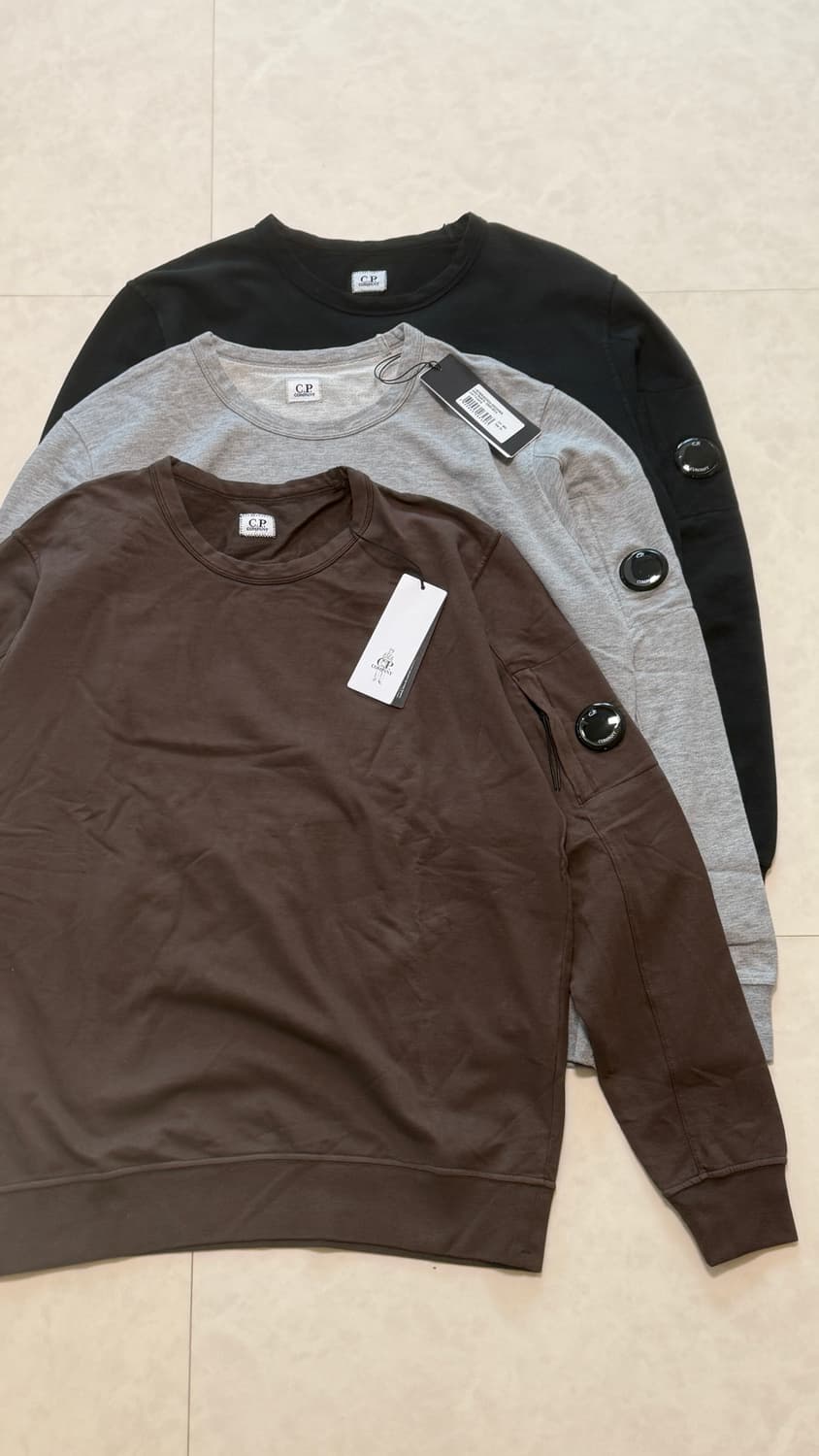 씨피컴퍼니 라이트 플리스 스웻셔츠 3color 상품이미지1