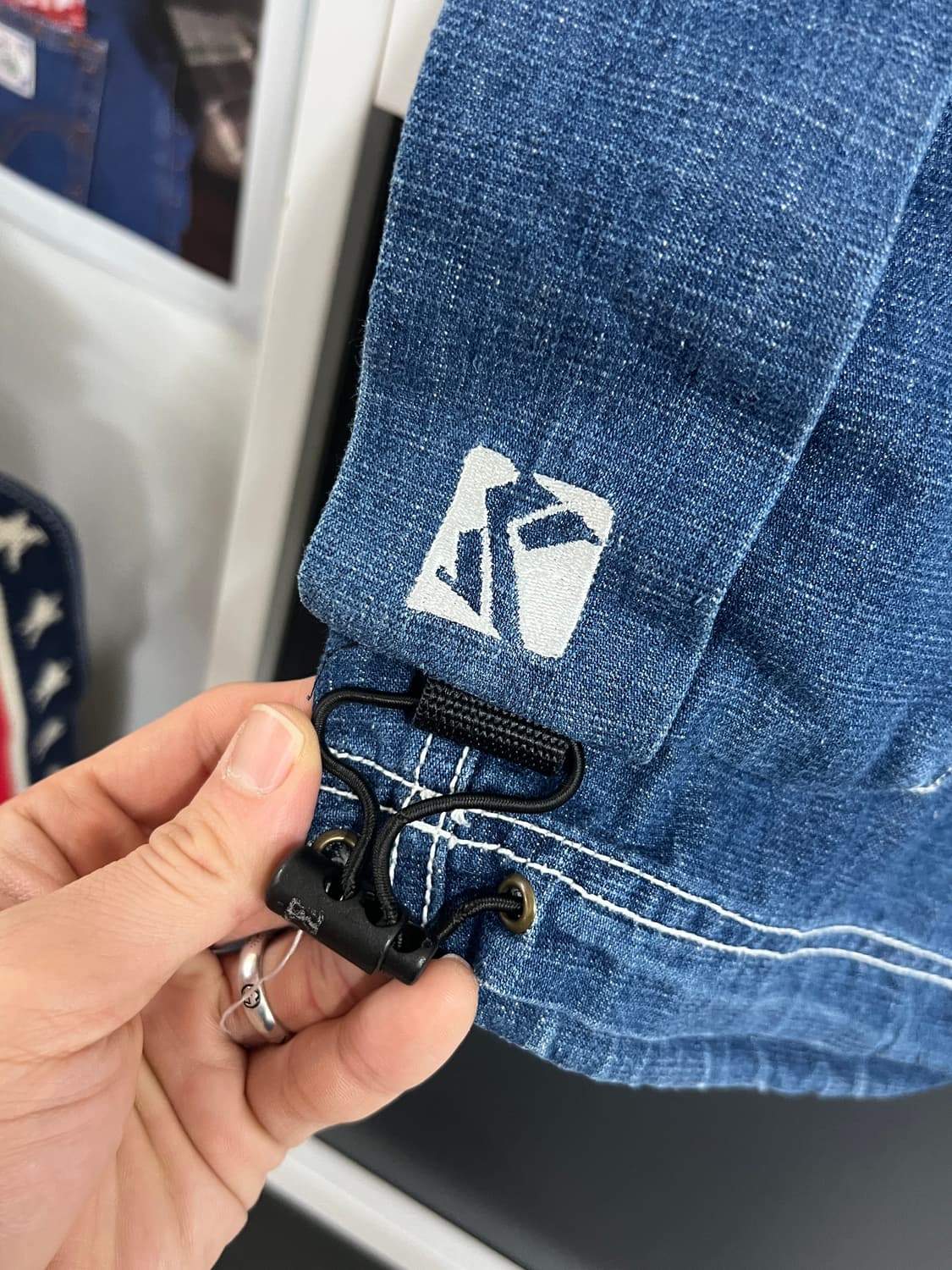 Karl kani 칼카니 빈티지 카고 데님 하프 팬츠 상품이미지5