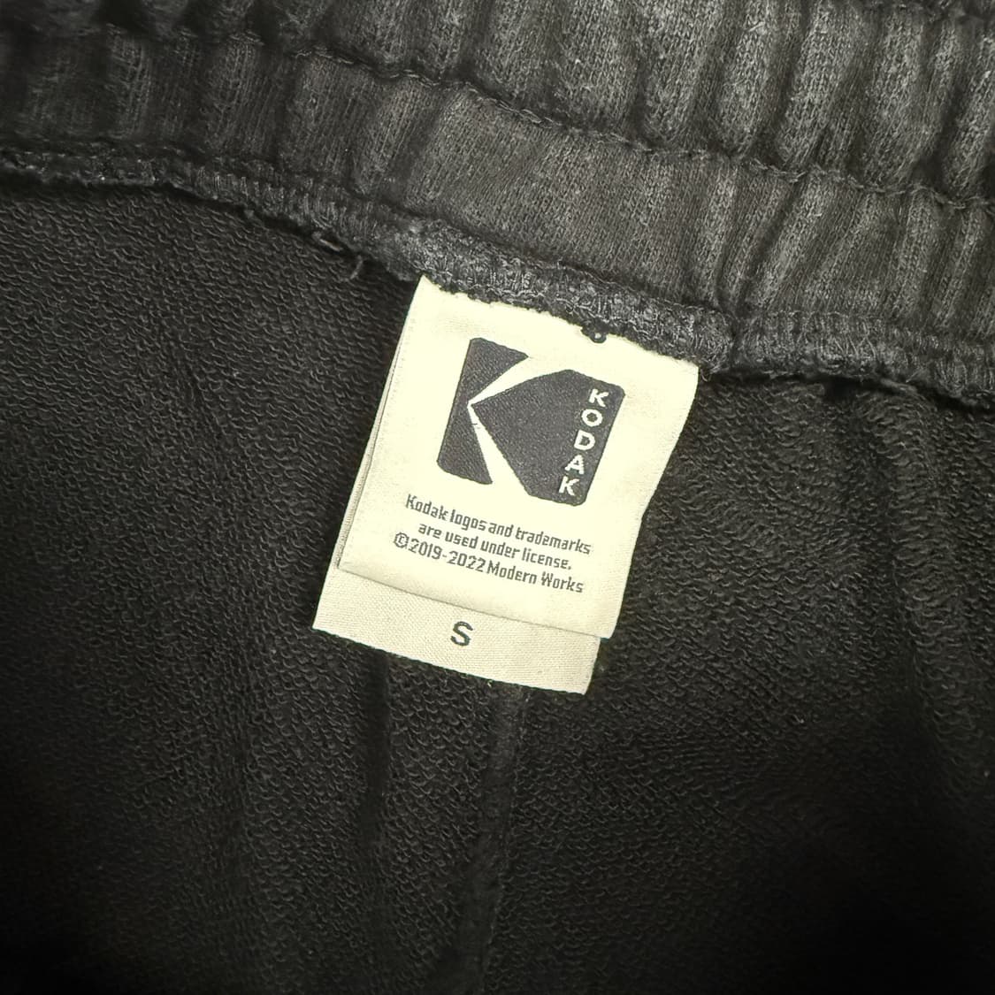 (S)코닥 KODAK 코튼 조거팬츠(블랙) 상품이미지2