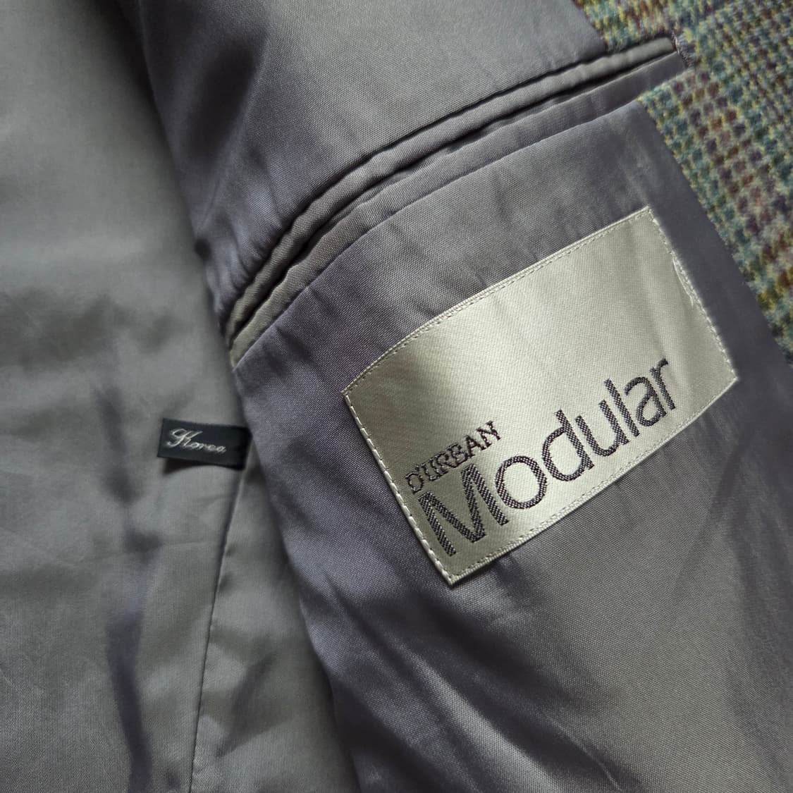 Durban 울 체크 블레이저 자켓 L(100) 상품이미지6