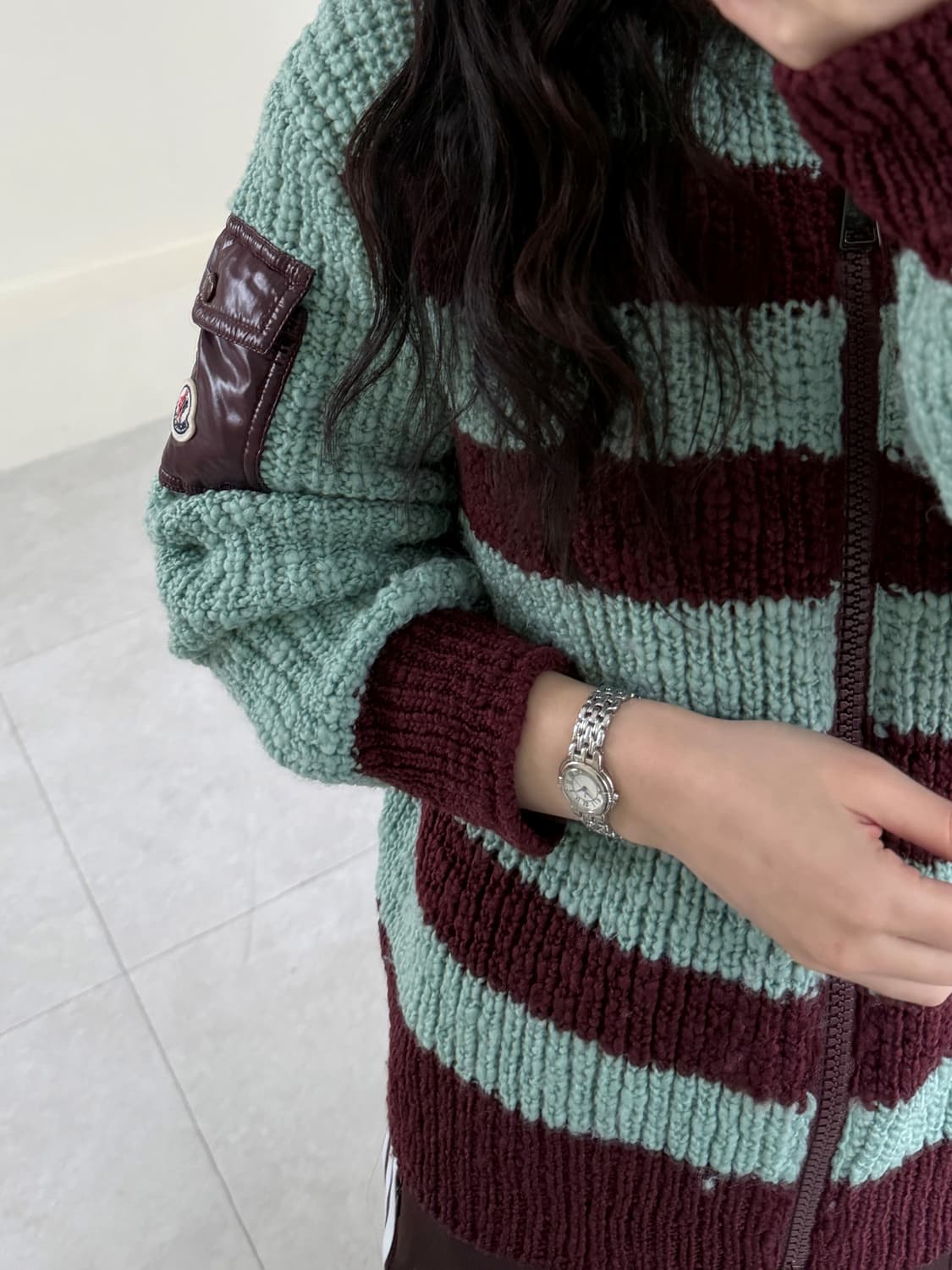 [YSL] Round blue hands metal watch 상품이미지6