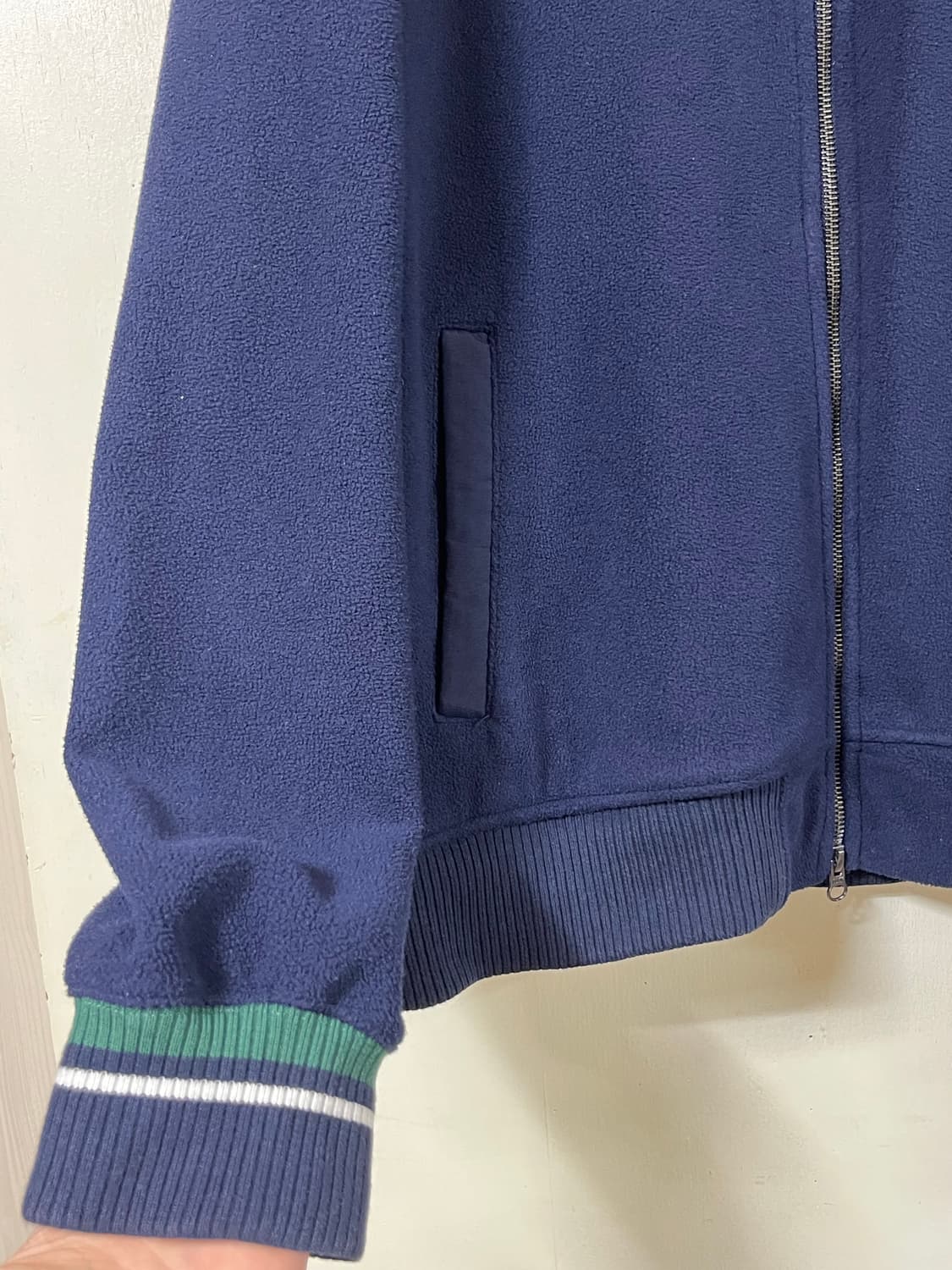 TOPTEN10 탑텐 폴라플리스 스트라이프 요꼬 집업 110사이즈 네이비 상품이미지5