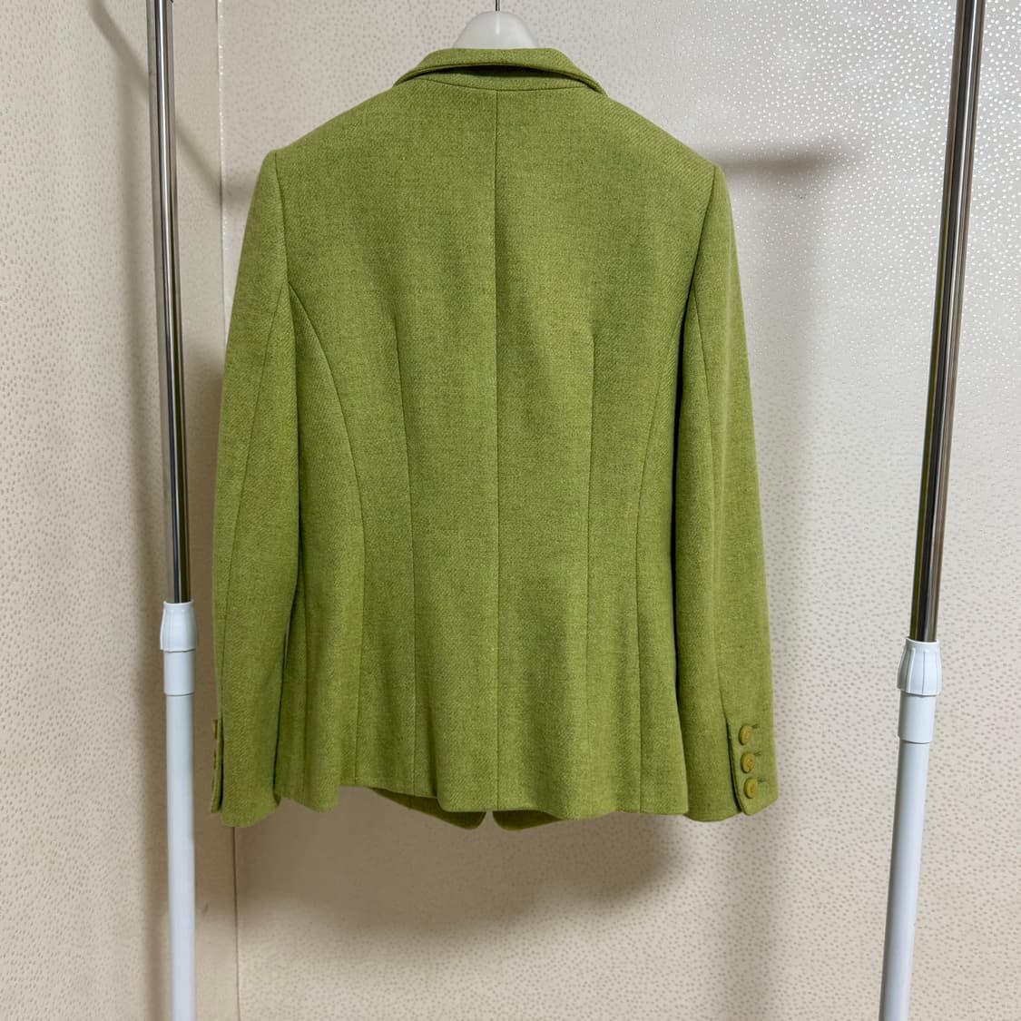 일본 수입 울 보카시 자켓 라이트그린 연두색 상품이미지6