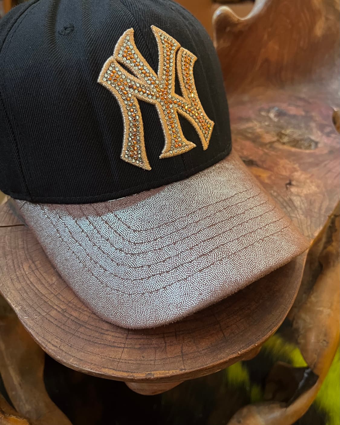 MLB Swarovski Cubic Logo Baseball Cap 상품이미지6