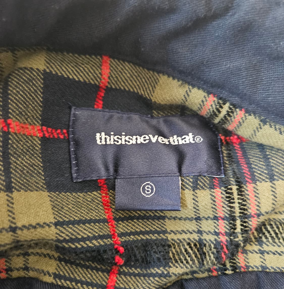 디네댓 체크 셔츠 자켓 S 상품이미지4