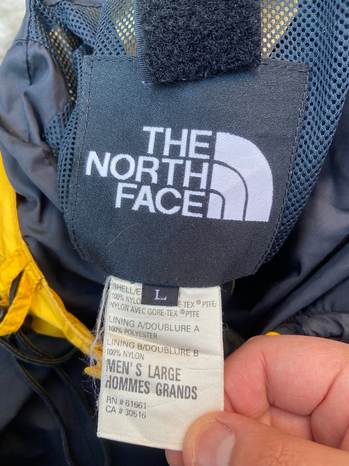 Old Northface OG Yellow Gore-Tex Jacket 상품이미지6