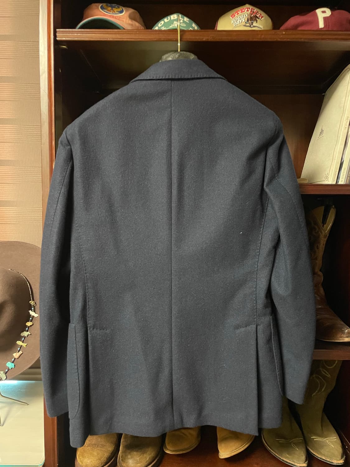 라르디니 캐시미어100% 다크네이비 자켓 상품이미지3