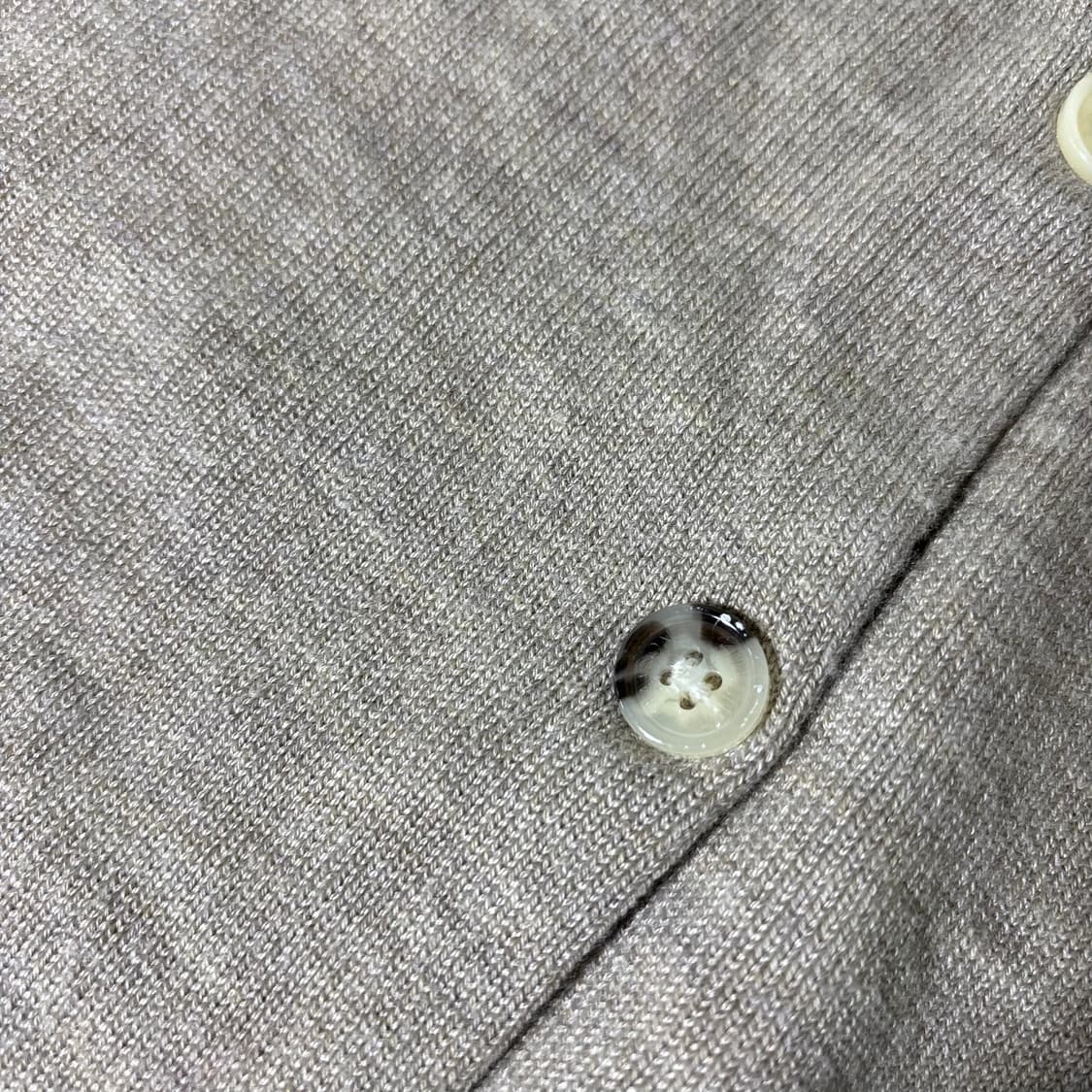 우먼S 메종키츠네 라이트베이지 폭스헤드 U넥 가디건 상품이미지3