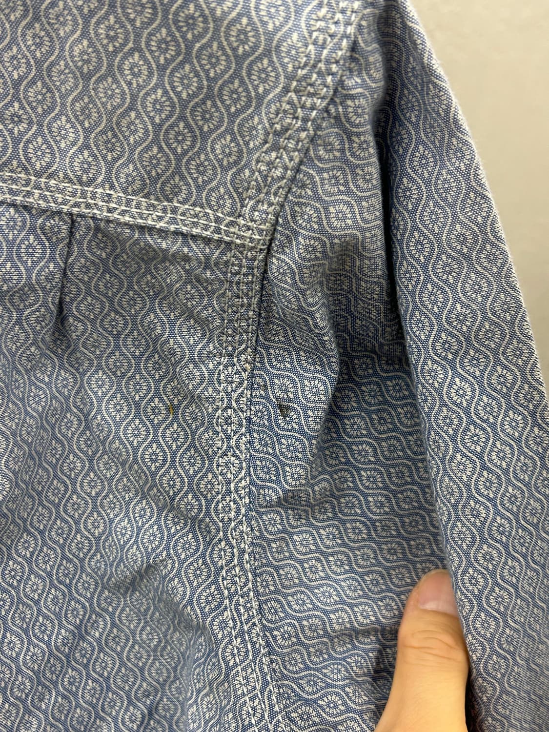 Tommy Hilfiger 타미힐피거 블루 긴팔 셔츠 상품이미지7