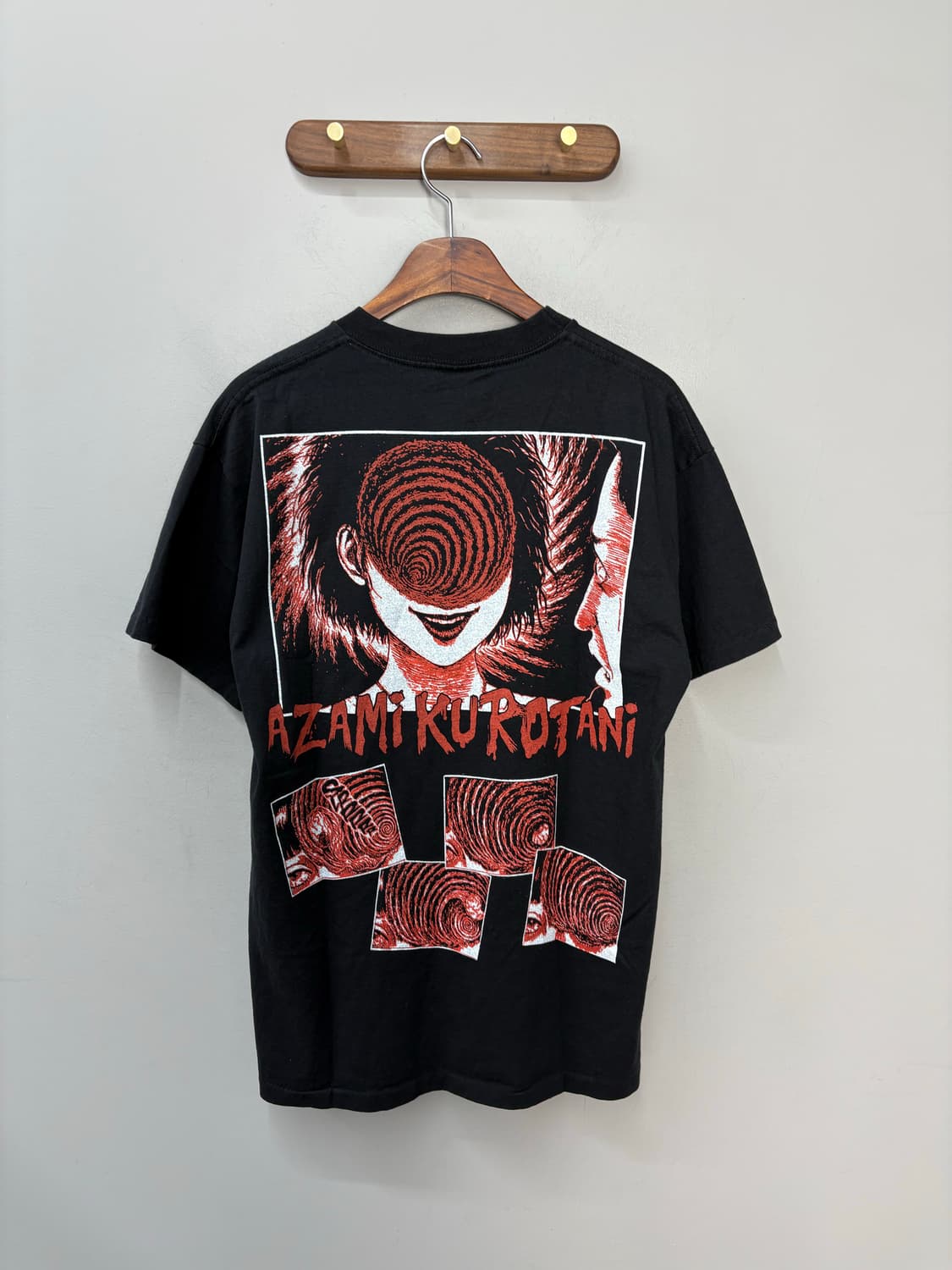 이토준지 빈티지 소용돌이 애니 반팔 A3016 상품이미지4