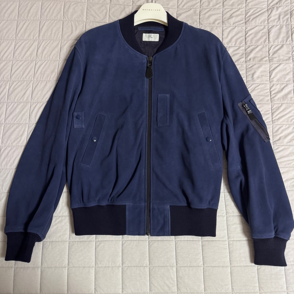 [3] 헤릴 B-15 램스웨이드 자켓 네이비 상품이미지2