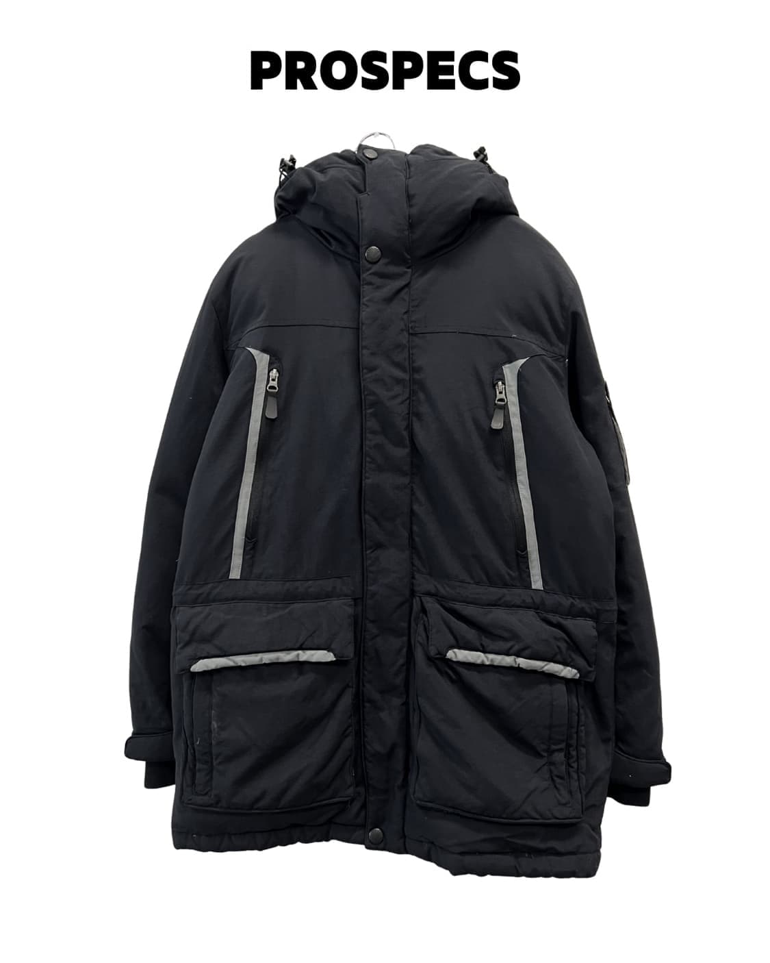 (L) 프로스펙스 덕다운 야상 패딩 점퍼 상품이미지1