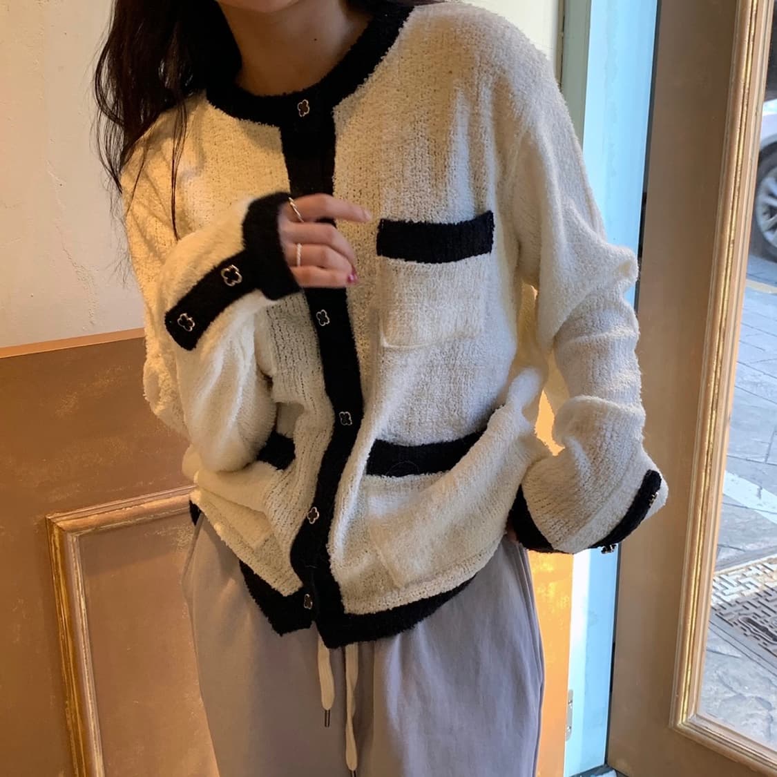 오이니 클로버 가디건 상품이미지9