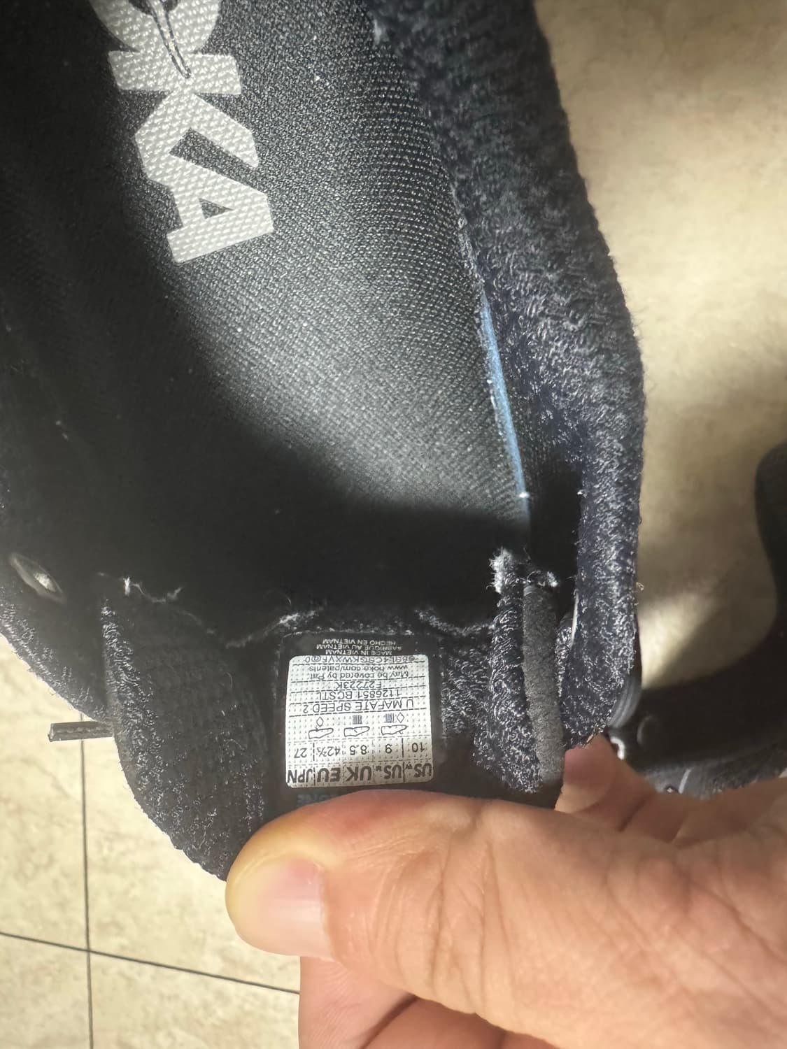 호카 마파테 스피드 2 블랙캐슬락 270 상품이미지4