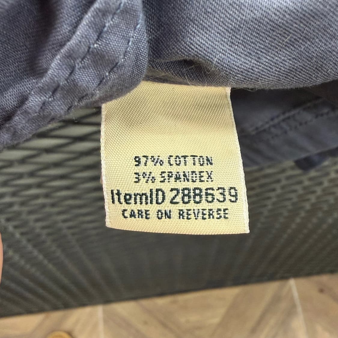 L.L Bean 사파리자켓 4포켓 드로우스트링 음각단추 디테일 블루 상품이미지7