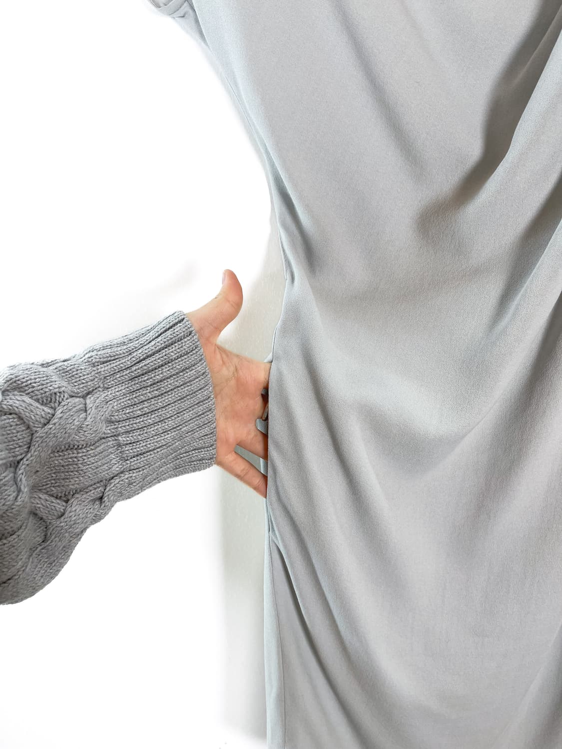 아르마니 울 드레이프 드레스 상품이미지7