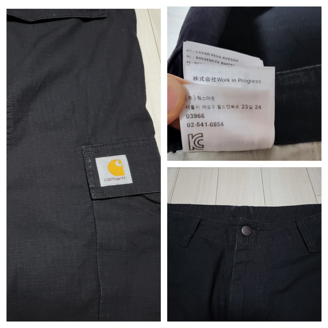 (34x32) 칼하트 WIP 레귤러 카고팬츠 콜롬비아 carhartt 상품이미지9