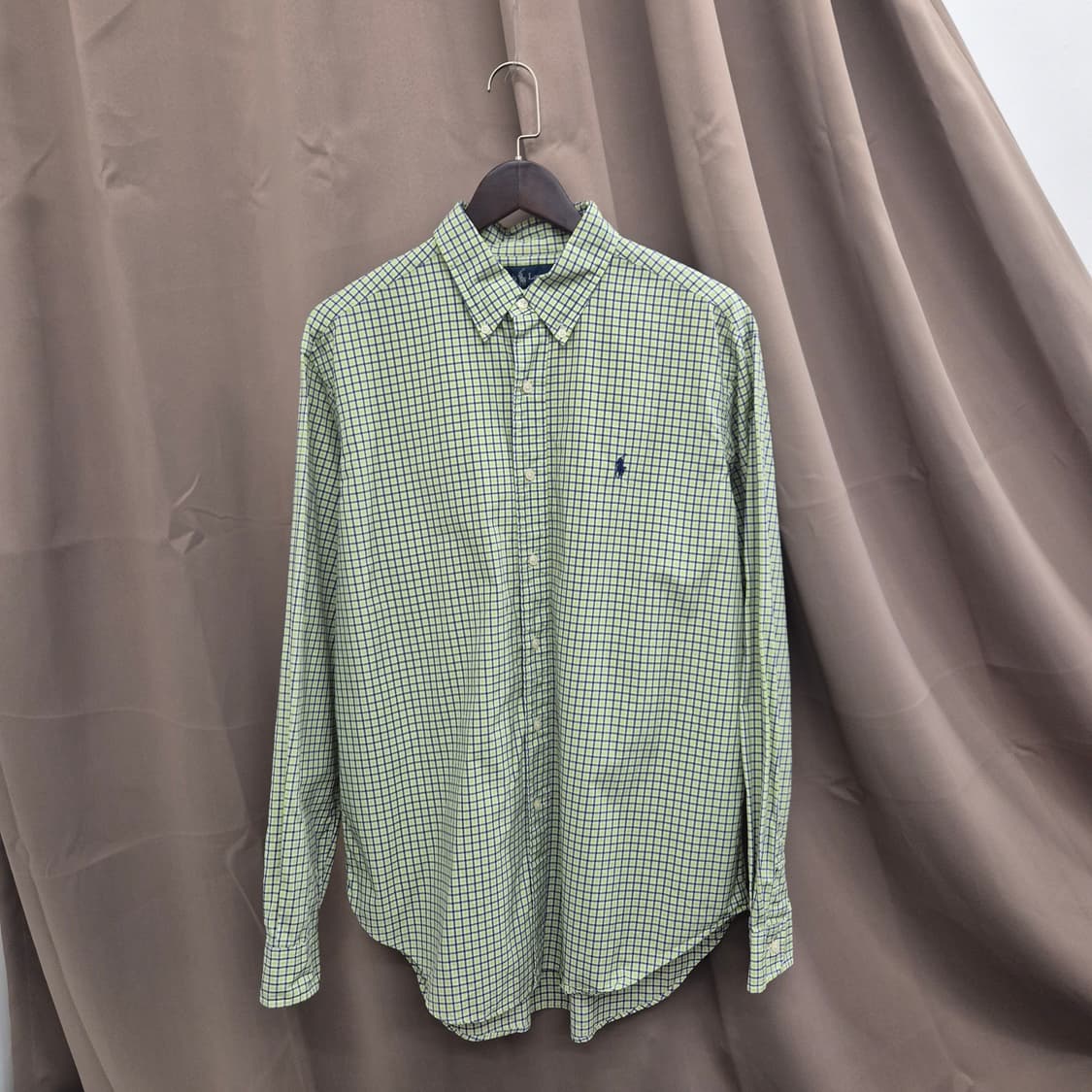 폴로 랄프로렌 클래식핏 체크 셔츠 L 상품이미지1
