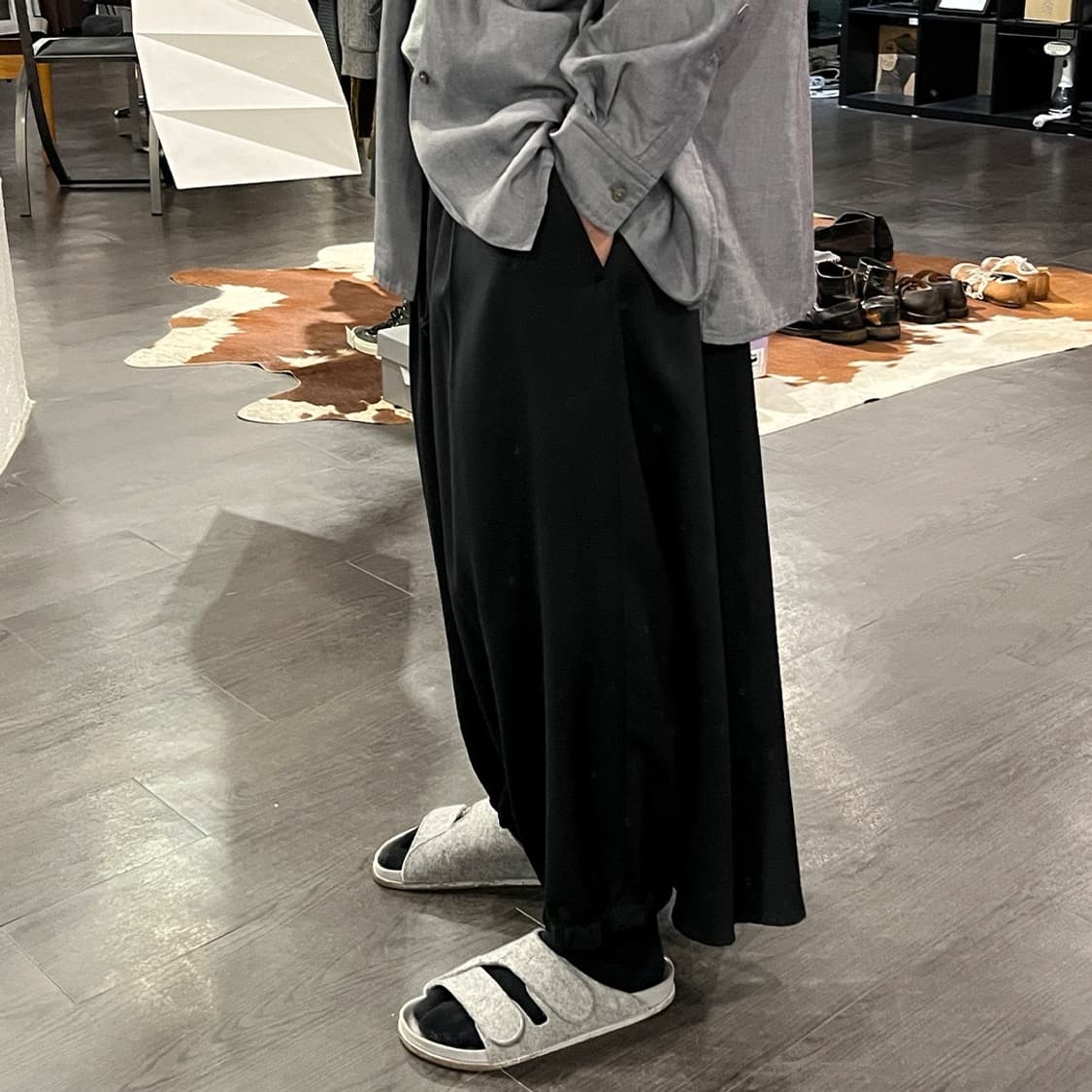 요지야마모토 카라스 팬츠 상품이미지4