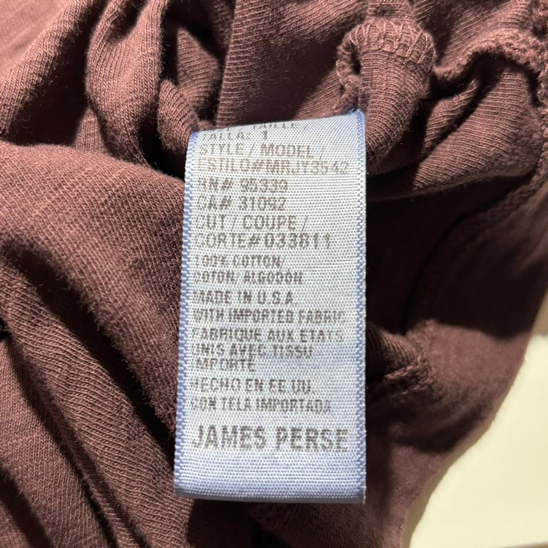1) 제임스펄스 james pers 라이트 스웻셔츠 상품이미지5