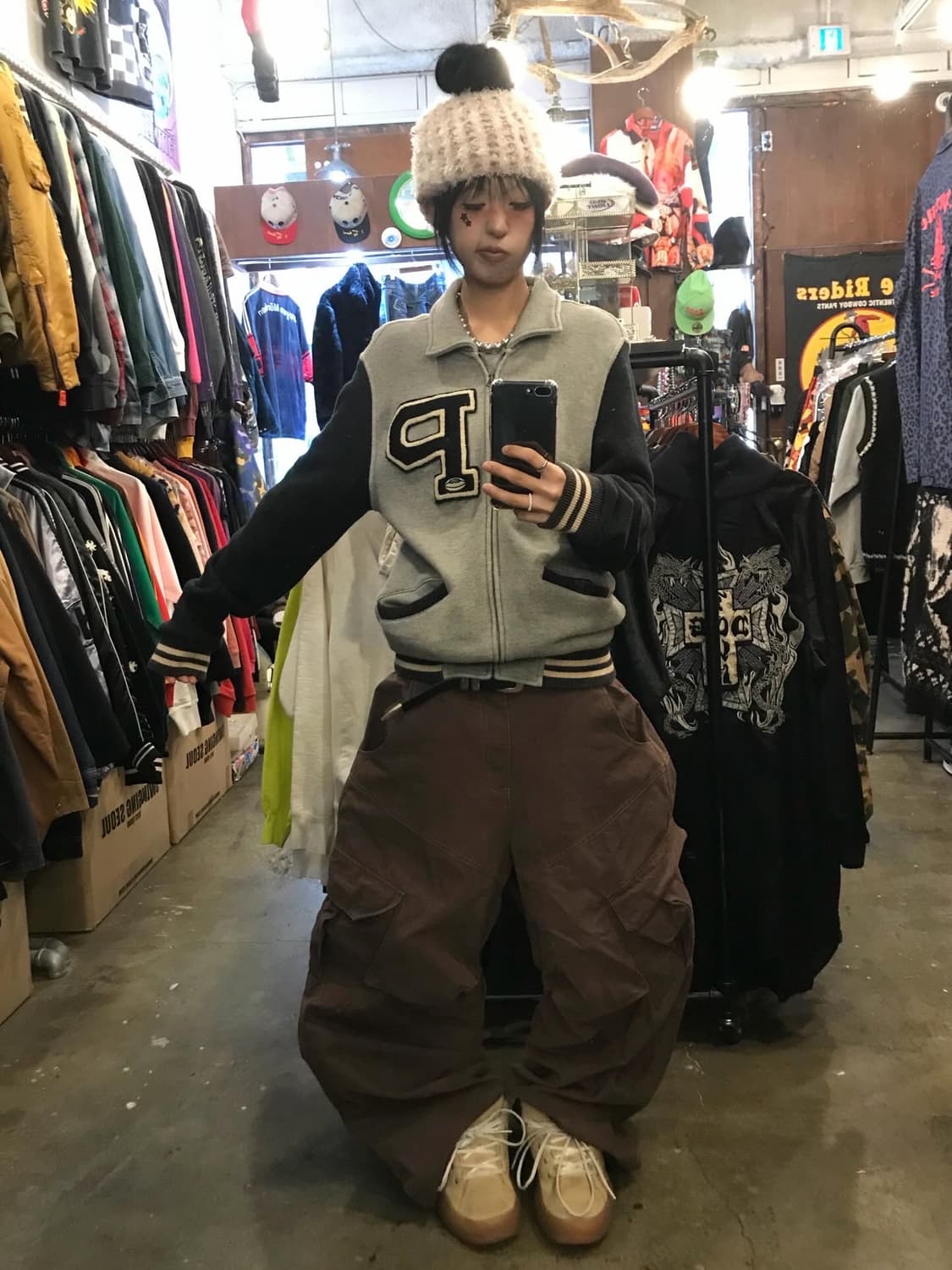 Polo Big Logo Knit Varsity Jacket 상품이미지6