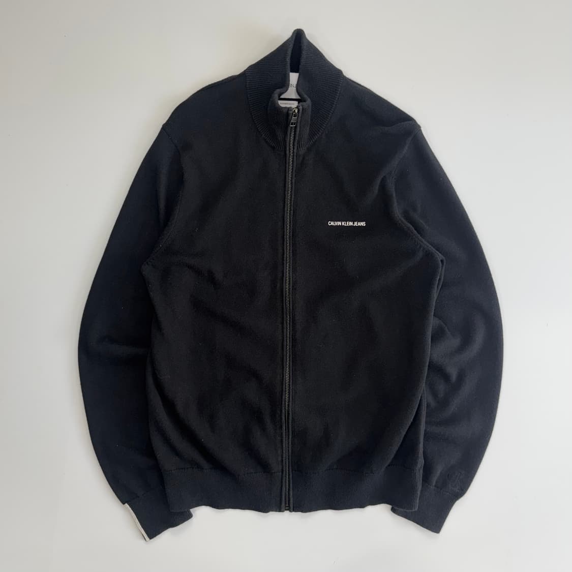 Calvin Klein jeans 켈빈클라인 블랙 니트 집업 상품이미지3