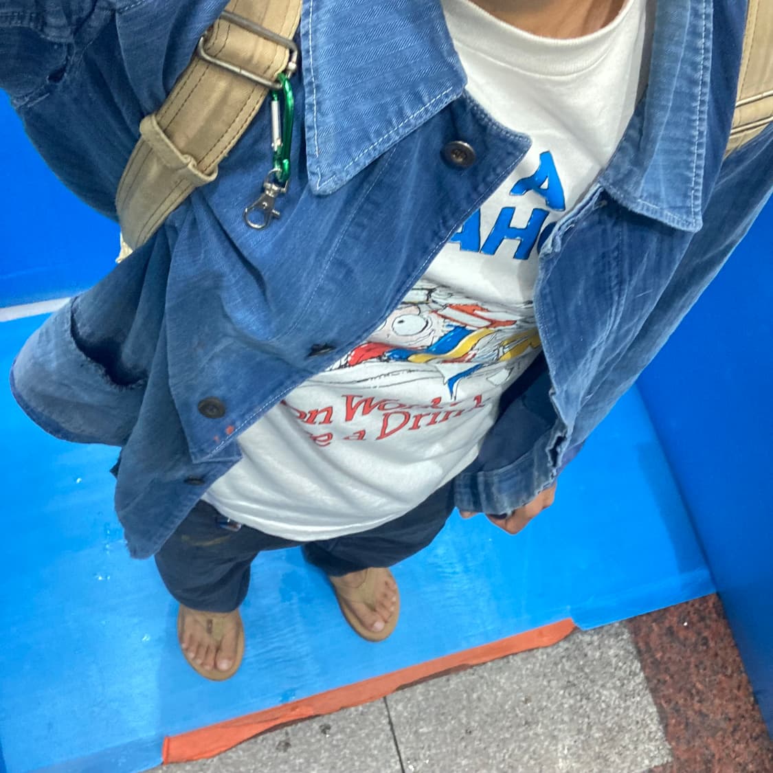 프렌치 워크자켓 hbt 원단 (70s) 상품이미지2