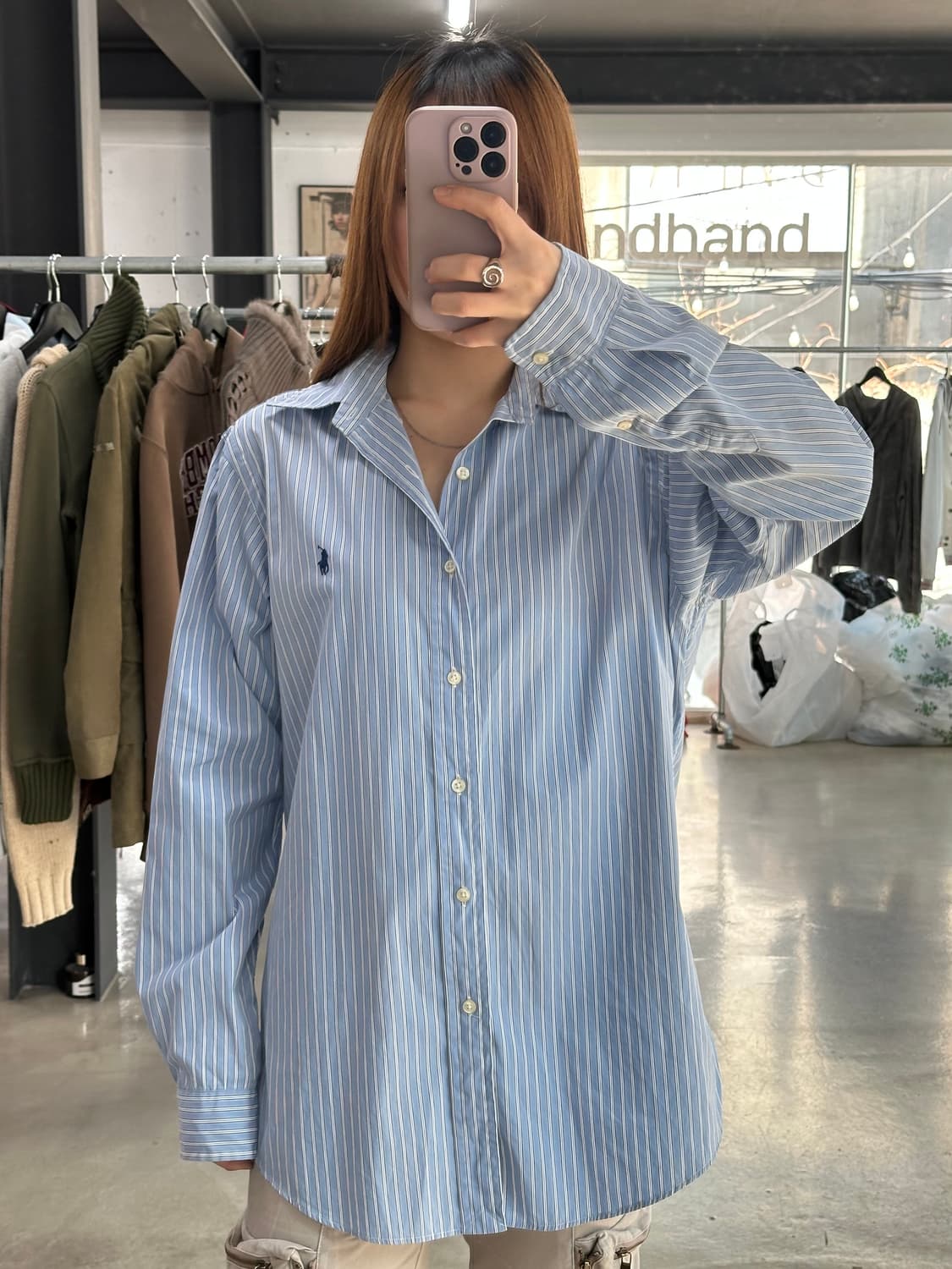 폴로랄프로렌 스트라이프 커스텀핏 셔츠 상품이미지3