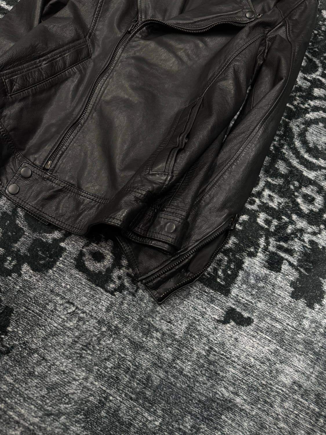 Pulp fiction genuine leather rider jacke 상품이미지5